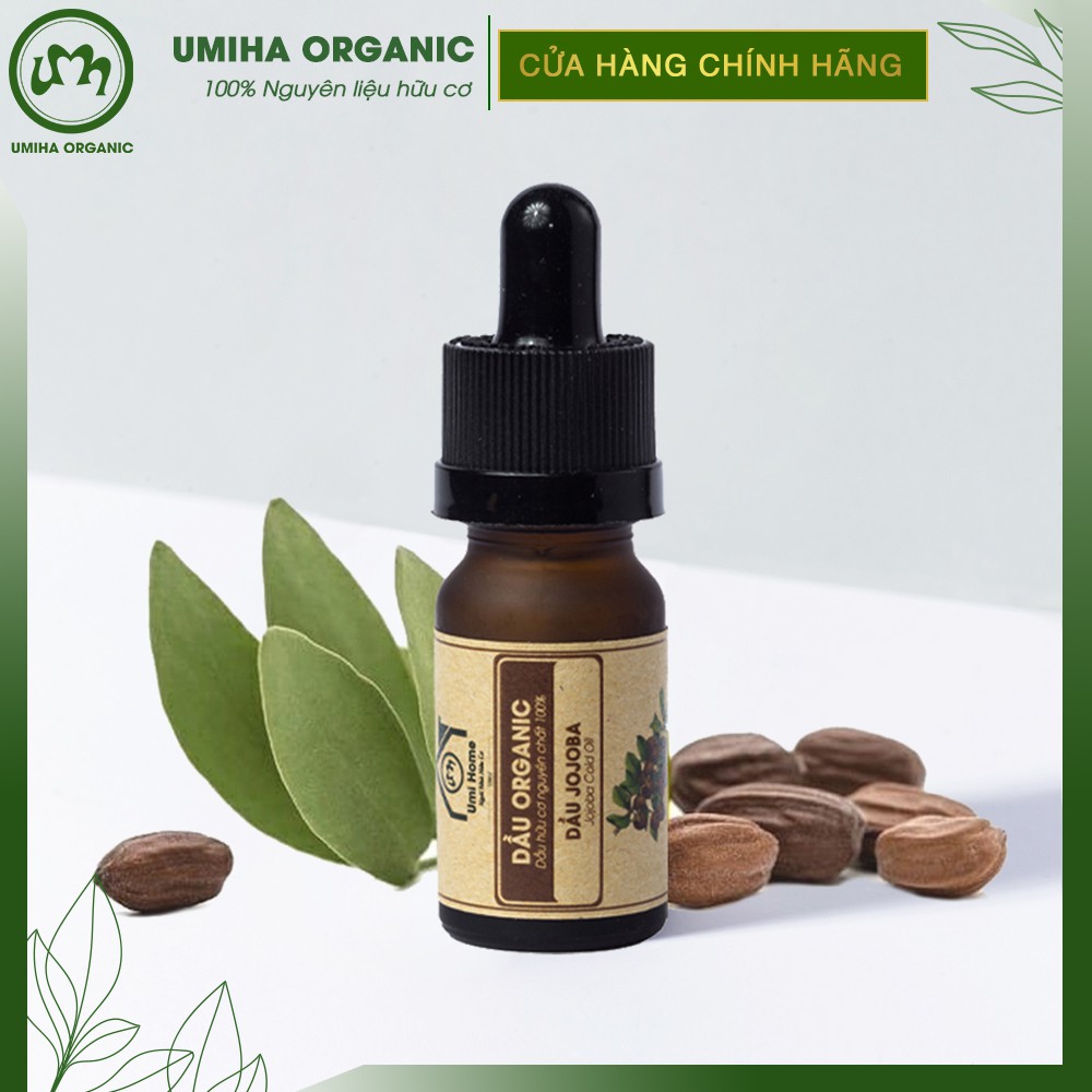 Combo chăm sóc dưỡng mịn da chuyên sâu UMIHA hữu cơ với Dầu Jojoba 10ml và Bột Cam Thảo 125g nguyên chất