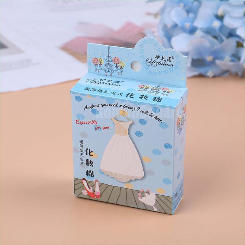 Hộp Bông Tẩy Trang Mini bỏ túi Cotton Yishilian Loại Mỏng Siêu Tiện Lợi-SP003950