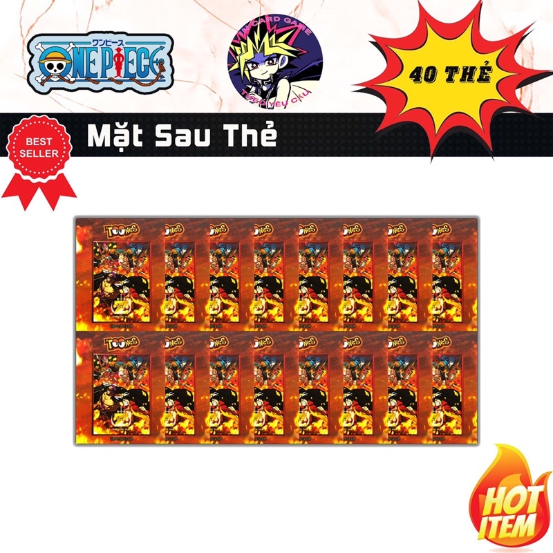 Toonies One Piece phiên bản điện ảnh màu đỏ - Phim Z 40 Thẻ.