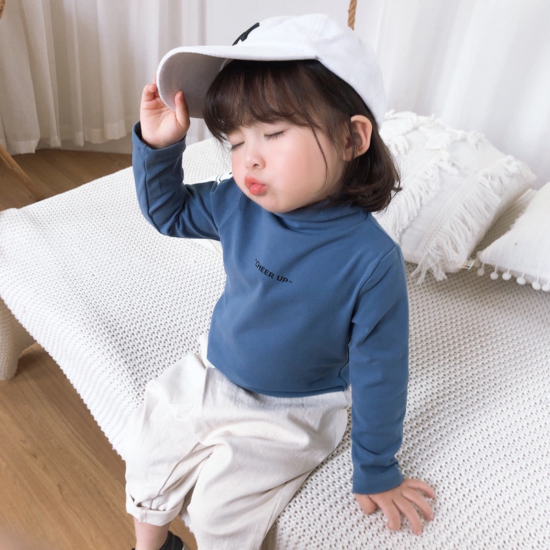 Áo Giữ Nhiệt Trẻ Em Chất Cotton Nỉ Dày Dặn Ấm Cho Bé Trai Bé Gái