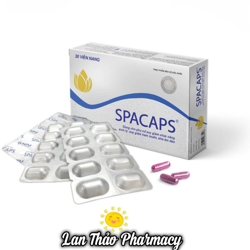 Spacaps Chính Hãng Hỗ Trợ Tăng Tiết Dịch Nhờn Giai Đoạn Tiền Mãn Kinh