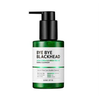 Sữa Rửa Mặt Sủi Bọt Some By Mi Bye Bye Blackhead 30 Days Miracle Green Tea Tox Bubble Cleanser 120g