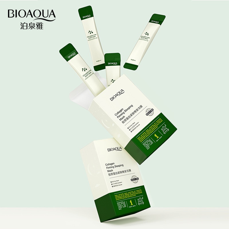 Mặt nạ ngủ dạng thạch Bioaqua Collagen Firming Sleep Mask kiểm soát dầu chống lão hoá BCF3