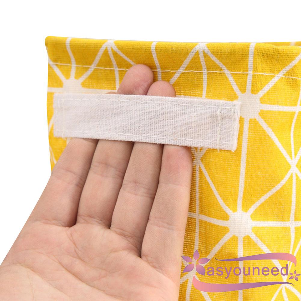 Giỏ Đựng Đồ Bằng Cotton Và Vải Lanh Với Nhiều Ngăn Tiện Dụng