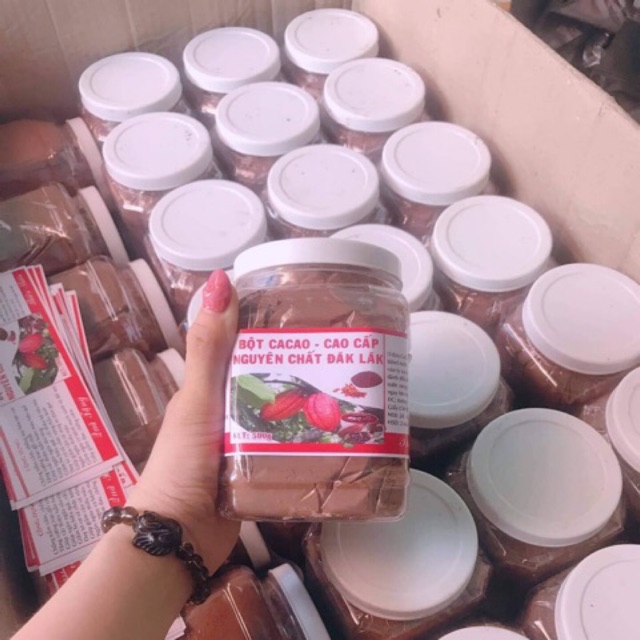 Bột cacao 🌺FREESHIP🌺 Bột cacao nguyên chất Daklak 1kg (loại ngon)