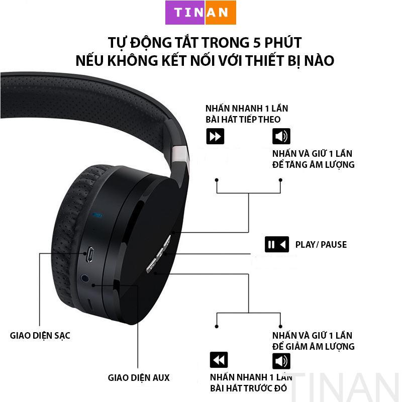 Tai Nghe Không Dây Bluetooth Gorsun E88A, Có Thể Gập Lại, Cho Văn Phòng, Nghe Nhạc