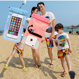 Túi chống nước cho điện thoại hình cute - Đi chơi đi biển tiện lợi