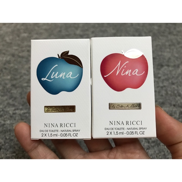 💥 Mẫu thử nước hoa Nina Ricci - 2 ống/hộp