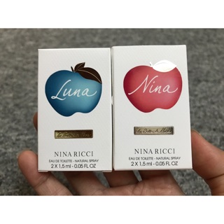 💥 Mẫu thử nước hoa Nina Ricci - 2 ống/hộp