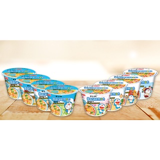 Mì ly mini Doraemon hải sản chua ngọt / Hàu sữa phô mai 53g