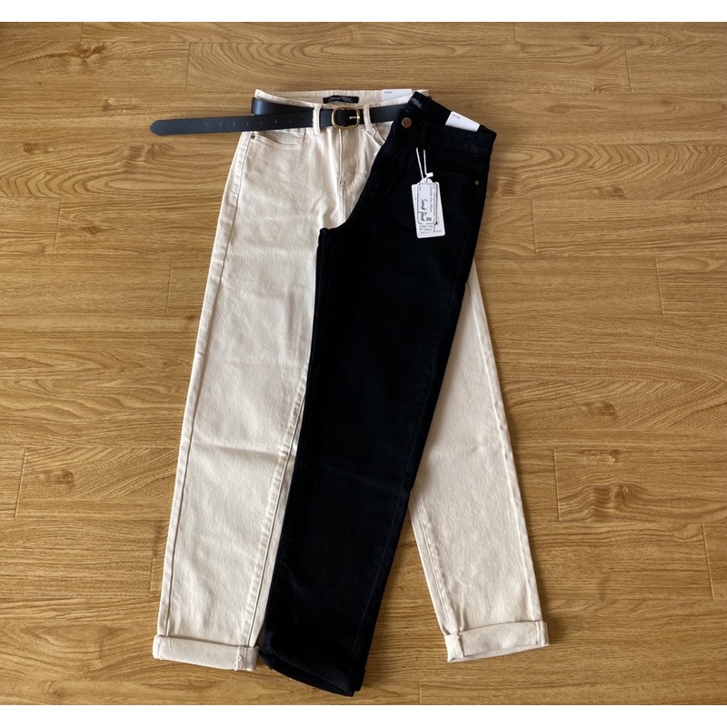 [HOT TREND] Quần momjean nữ chất jean mềm co giãn thoải mái lưng cao trên rốn tôn dáng dễ phối đồ (HÌNH THẬT) | BigBuy360 - bigbuy360.vn