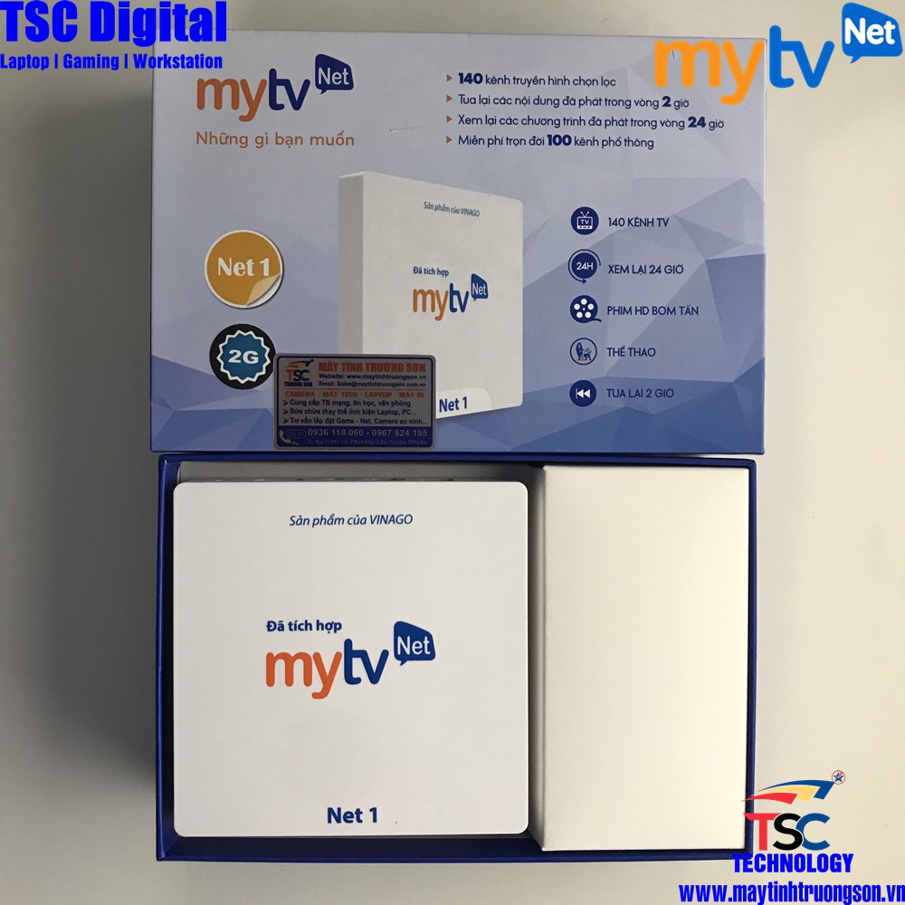 Android TVBOX MYTV NET 1 Ram 2Gb Bộ Nhớ Trong 16Gb | Chính Hãng iTVPlus