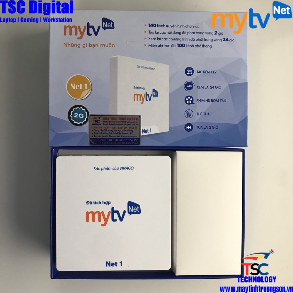  Android TVBOX MYTV NET 1 2021 Ram 2Gb Bộ Nhớ Trong 16Gb | Chính Hãng iTVPlus