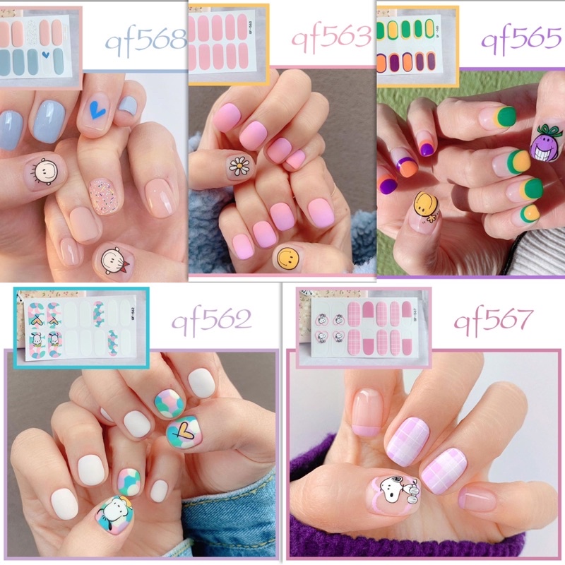 Miếng dán móng tay xinh xắn mẫu mới