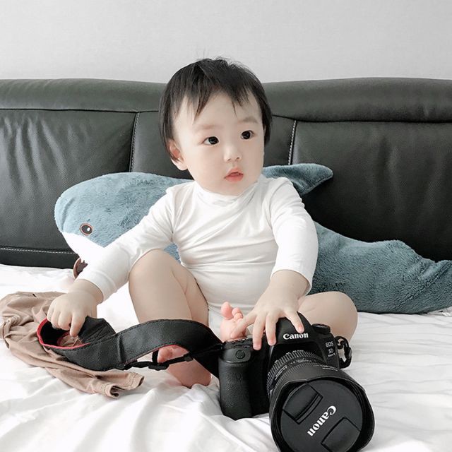 Áo Thun Lạnh Cổ Cao Minky Mom Cho Bé Trai, Bé Gái.