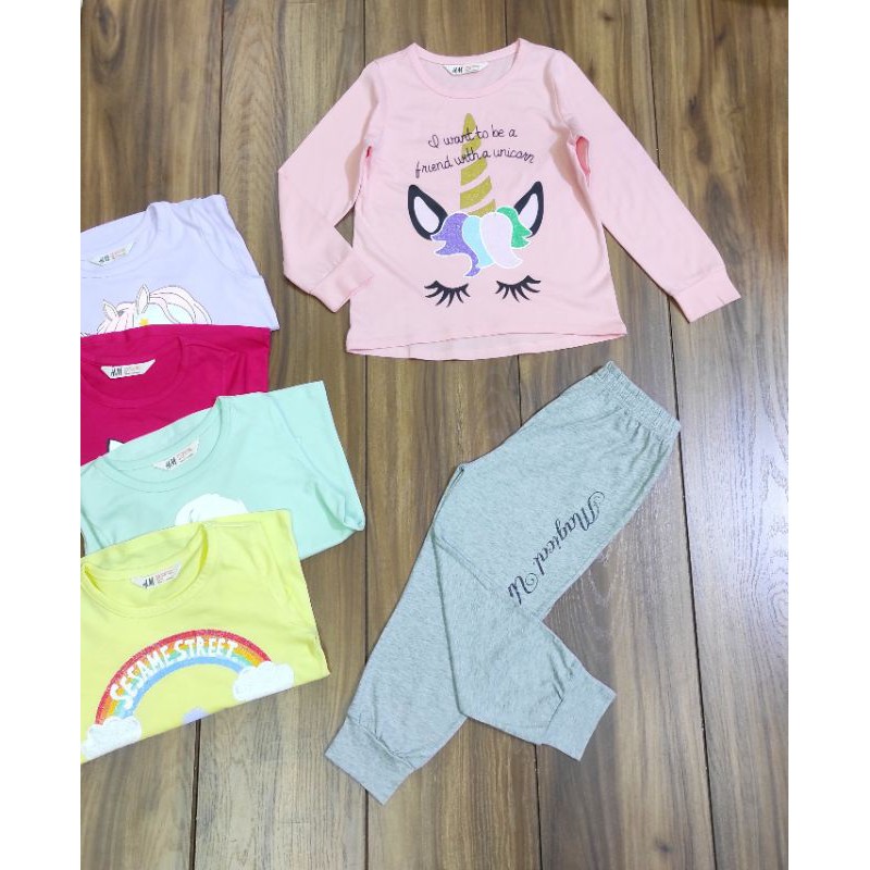 Bộ tay dài HM xuất dư cho bé