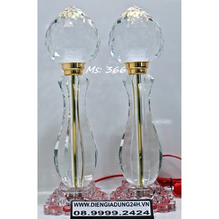 ĐÈN THỜ PHA LÊ CAO CẤP 366 (40cm) 1 CẶP