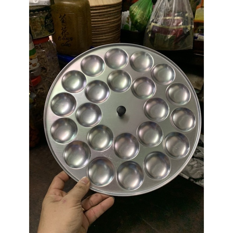 Khuôn Nhôm Đổ Bánh Bèo Lớn 22 Bánh , Nhỏ 15 Bánh