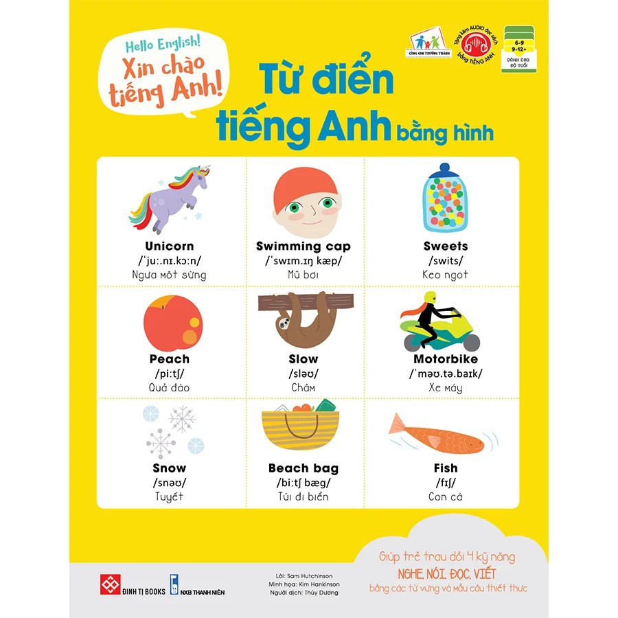 Sách-Hello English! - Xin chào tiếng Anh (4 cuốn)