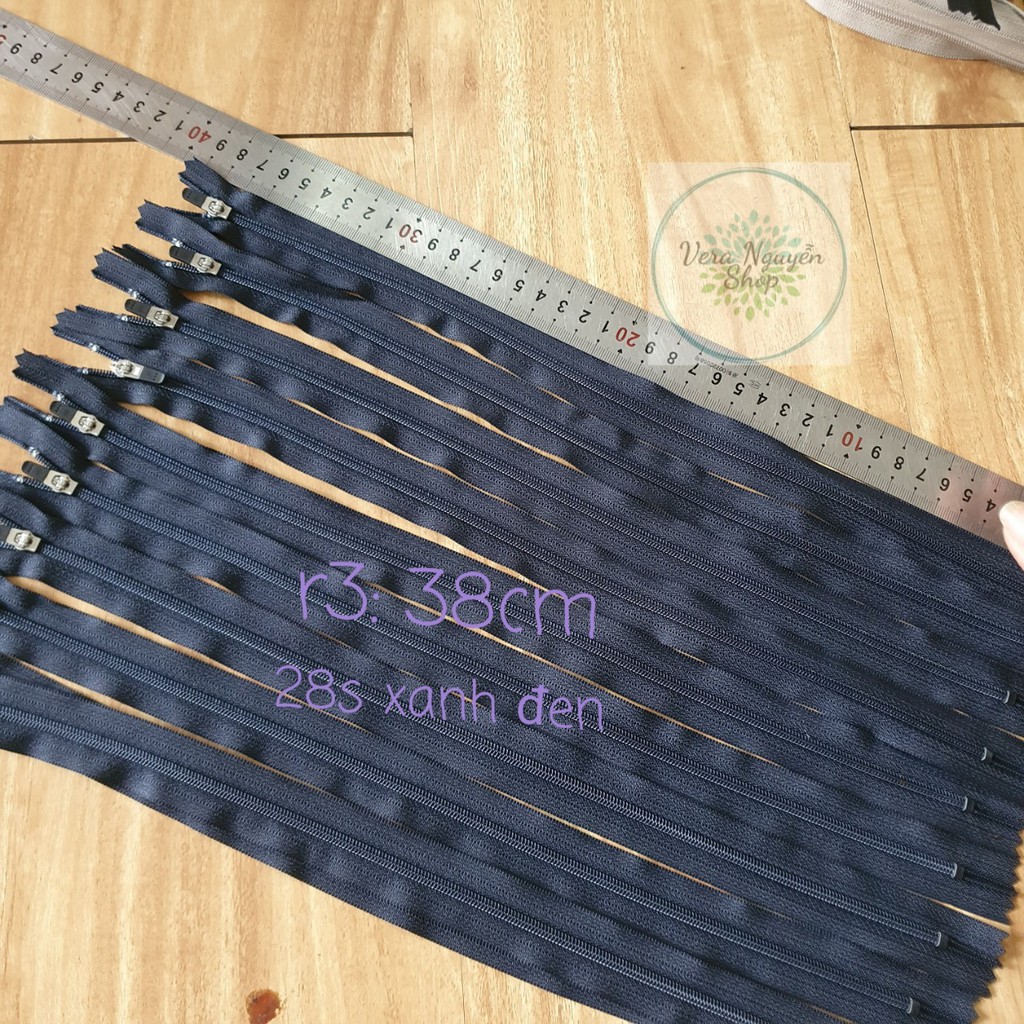Dây khóa kéo nhựa ykk size 35cm