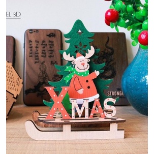 Mô hình 2D decor trang trí Noel Giáng Sinh