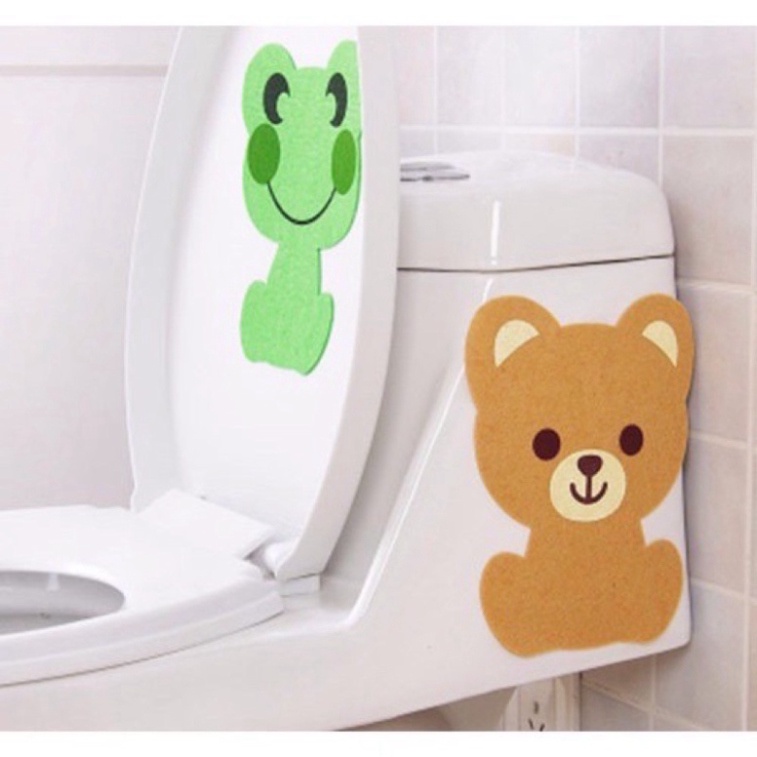 MIẾNG DÁN KHỬ MÙI TOILET THAN HOẠT TÍNH HÌNH THÚ NGỘ NGHĨNH