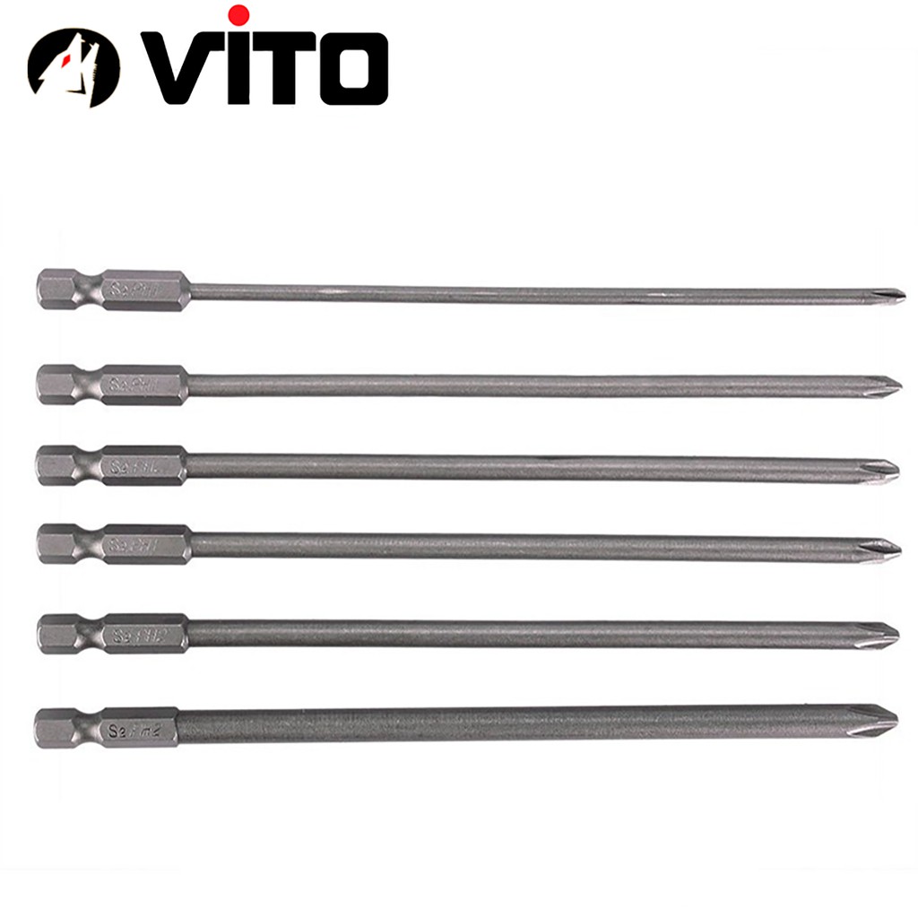 Bộ Mũi Vít Đầu Bake Từ Tính Chân Lục Giác VITO Thép S2 Các Kích Cỡ (Xem Phân Loại)