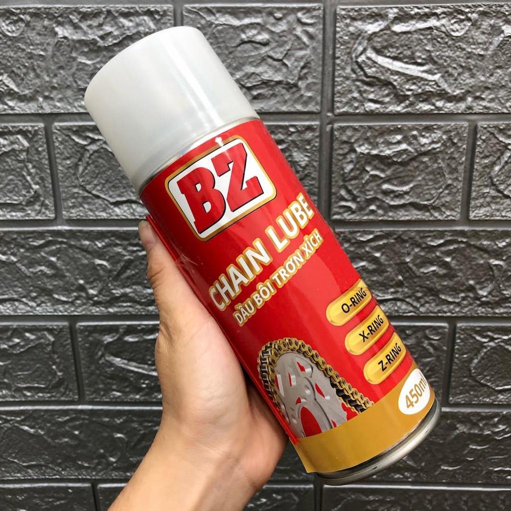 Combo 4 chai BZ dưỡng sên, rửa sên, dưỡng nhựa và xà phòng rửa xe vệ sinh xe