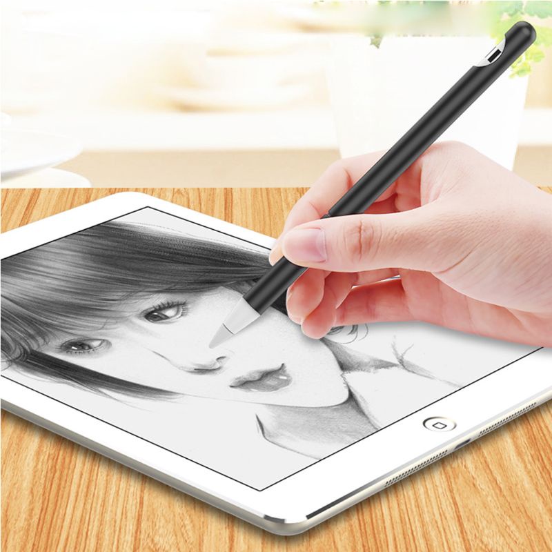 Vỏ Bảo Vệ Bút Cảm Ứng Chất Liệu Silicon Chống Thất Lạc Chống Trầy Xước Cho Pencil