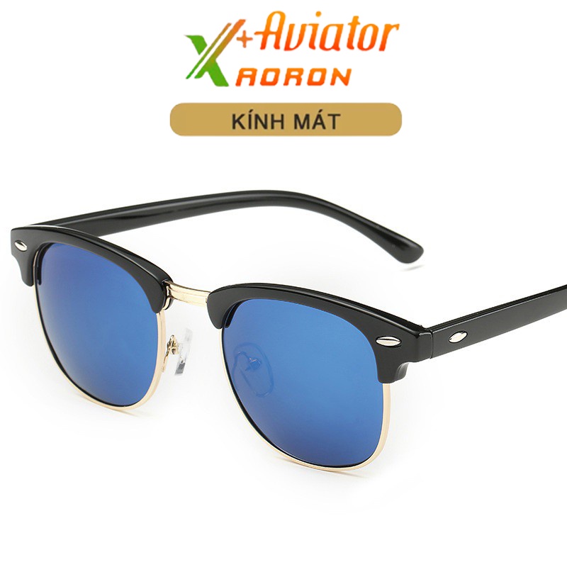 Kính mát thời trang Nam Nữ mắt Vuông tròng kính Palaroid phân cực Chống Chói chất liệu magie AviatorPlus - A3016