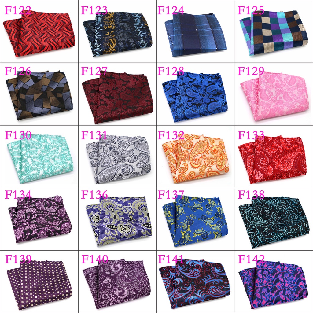 Khăn Tay Vuông Họa Tiết Hoa Sang Trọng Cho Nam