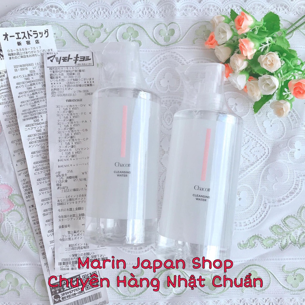 (Chuẩn Nhật) Nước tẩy trang Chacott For Professionals 500ml Chính Hãng Nhật Bản Mẫu Mới