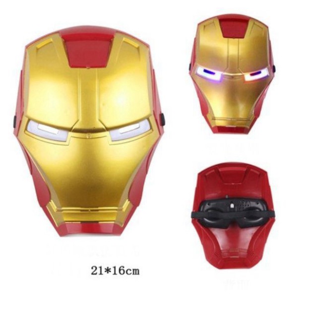 MẶT NẠ phát sáng đội trưởng Mỹ Avengers biệt đội siêu anh hùng Iron man, Spider man, Captain America,Batman