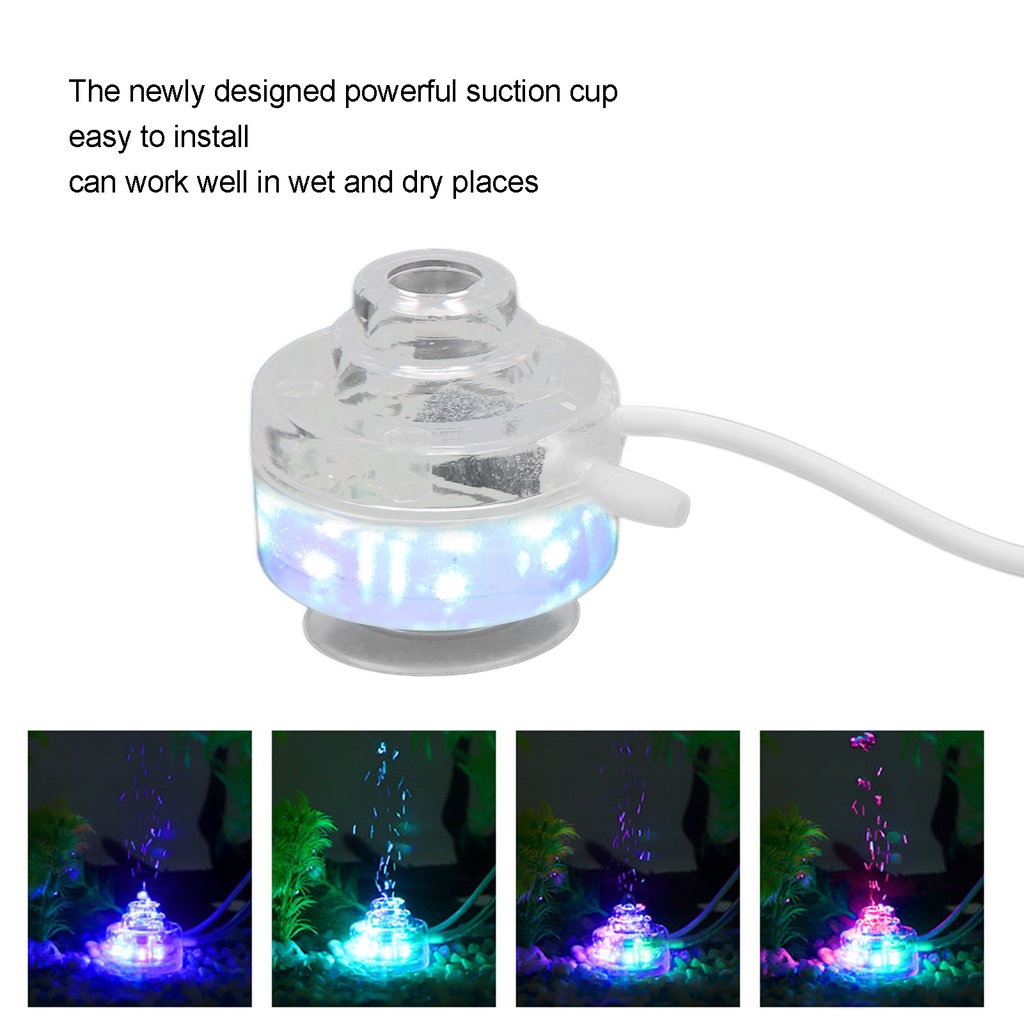 Đèn led mini nhiều màu sắc chống thấm nước trang trí bể cá