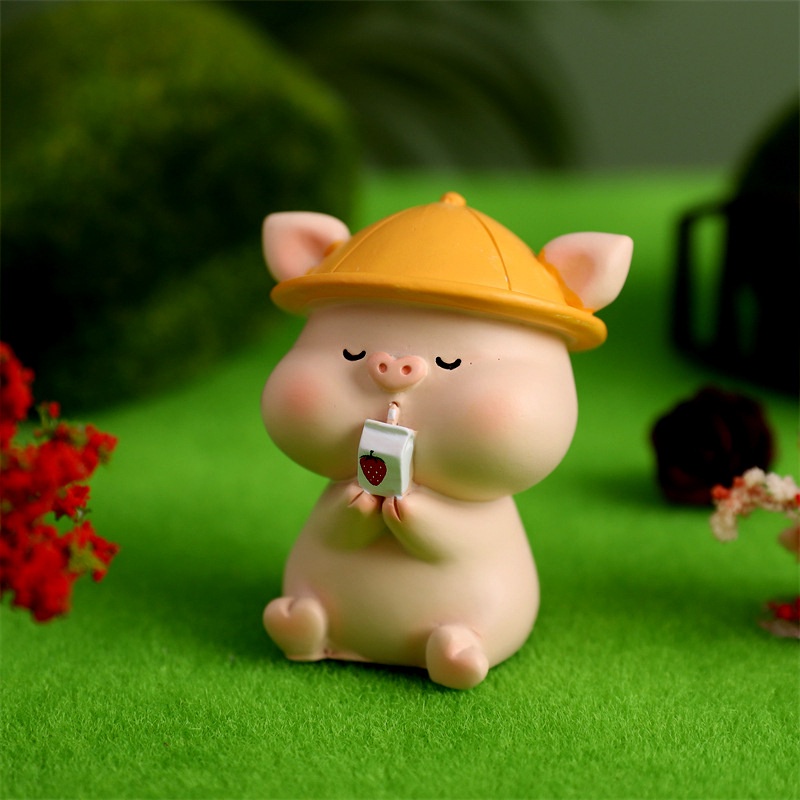 Tượng Heo trang trí ô tô, bàn làm việc đáng yêu/ Heo con trang trí 💕FREESHIP 50k💕- Linh tinh 10k