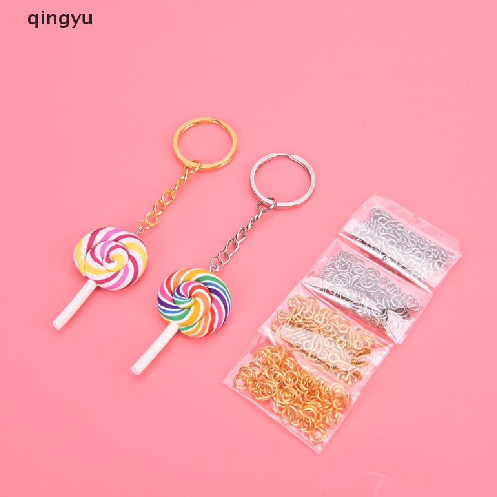 Bộ 220 Vòng Móc Khóa Kèm Ốc Vít Dùng Làm Đồ Thủ Công DIY