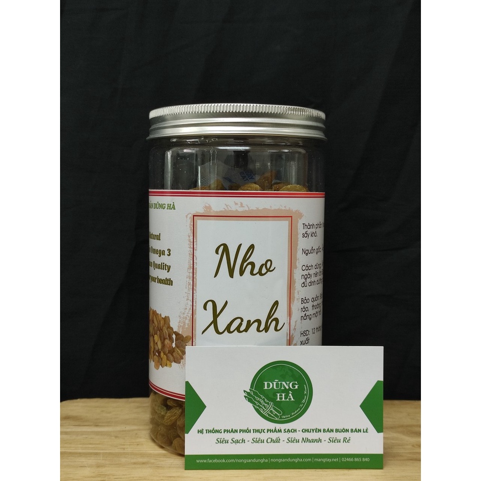 Nho xanh khô thơm dẻo loại ĐẶC BIỆT