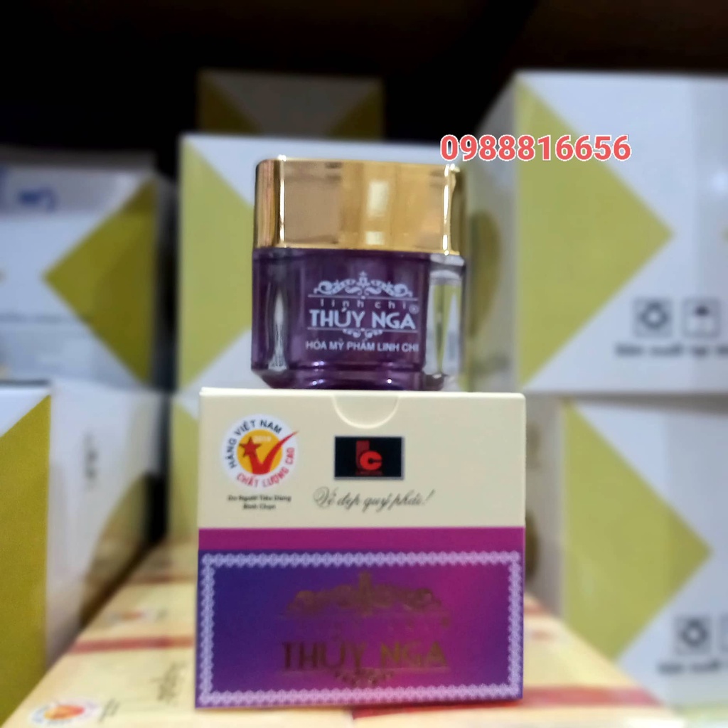 Kem Linh Chi Thúy Nga dưỡng trắng, ngừa nhăn, ngừa nắng, giảm lão hóa da 17g