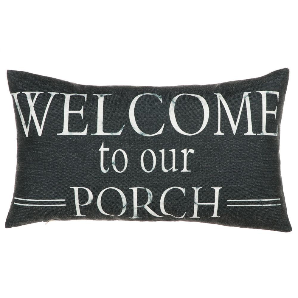 LUCKY New Pillow Case Home Decor Cushion Cover Porch Pillows Cover Fashion Welcome Linen Sofa Supplies Throw Pillows