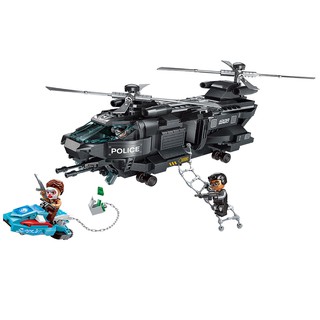 Bộ đồ chơi xếp hình QMAN 1928 - Truy bắt tội phạm trên biển