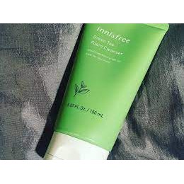 [Hàng chính hãng] Sữa Rửa Mặt Trà Xanh Làm Sạch Sâu Innisfree Green Tea Foam Cleanser 150ml