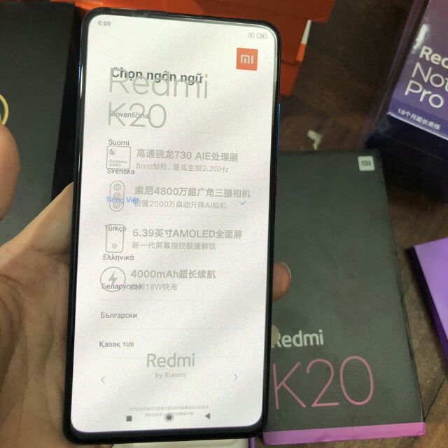 Điện thoại Xiaomi Redmi K20 (6/64), (6/128)GB nhập khẩu, sẵn Tiếng Việt.