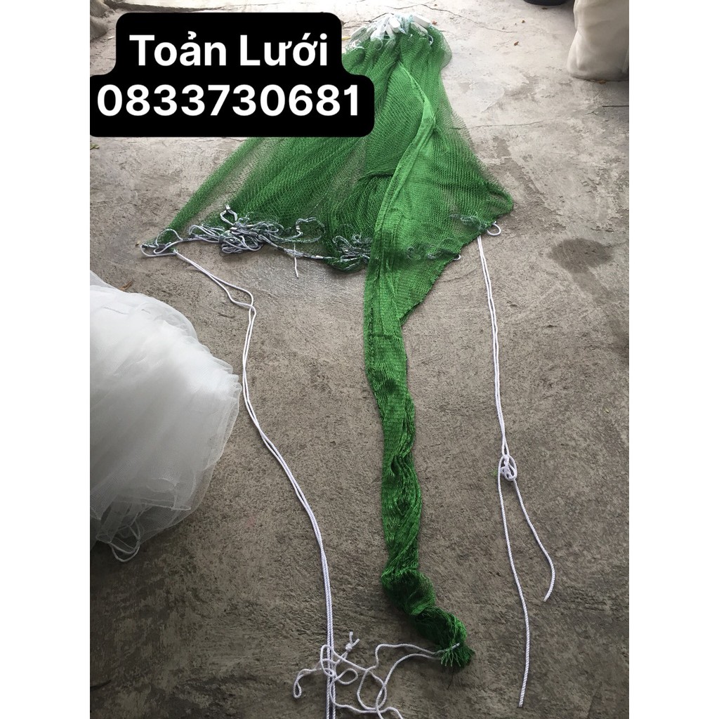 Lưới quét cá-Lưới vét cá-sợi dù mắt lưới 4cm cao 2,5m dài 10m 15m 20m ,Túi dài 5m nhận đặt lưới theo nhu cầu