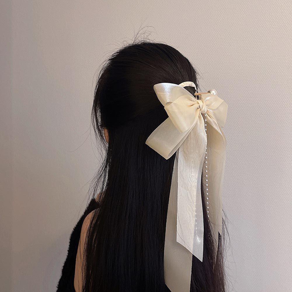 Trâm Cài Tóc Đính Nơ Xinh Xắn Cho Cô Dâu