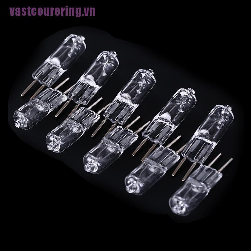 Chuyển Phát Nhanh♥Set 5 Bóng Đèn Halogen G5.3 35W / 50W 220V Ánh Sáng Vàng