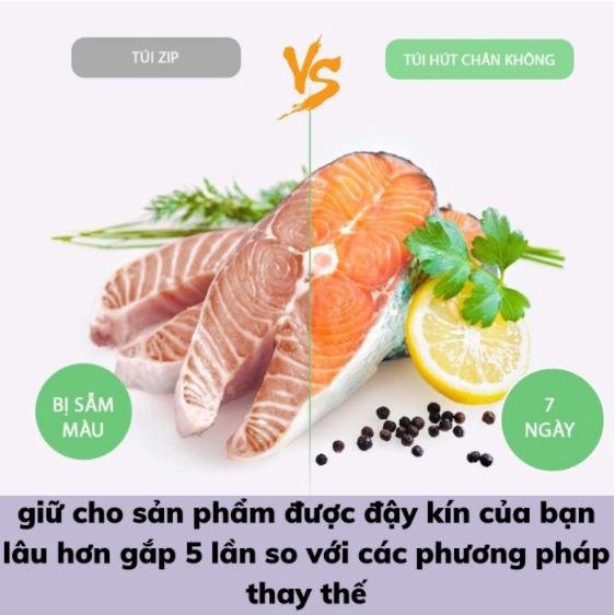 Set 100 Túi Hút Chân Không Một Mặt Nhám, Cuộn và túi đựng thực phẩm 1 mặt nhám, hàng cao cấp, An toàn,