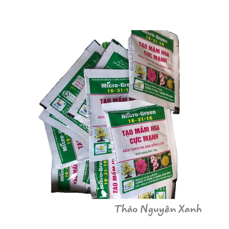 Phân Bón Tạo Mầm Hoa Cực Mạnh Micro Green Gói