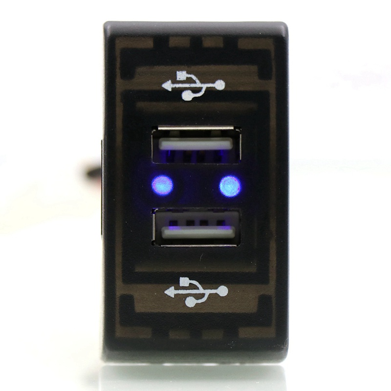 Tẩu Sạc Hai Cổng USB 5V 2.1A Cho Xe Hơi Xe Tải Iveco