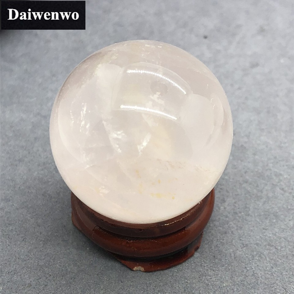 Hạt Đá Thạch Anh Hồng Tự Nhiên Kích Thước 3-3.8Cm Dùng Trang Trí Diy
