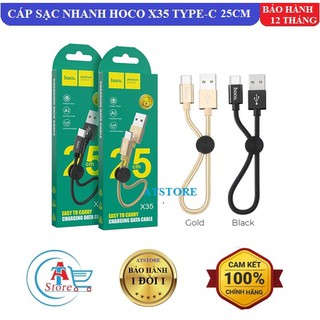 Cáp Sạc Nhanh Hoco X35 TypeC 25cm Chính Hãng - BH 12 Tháng